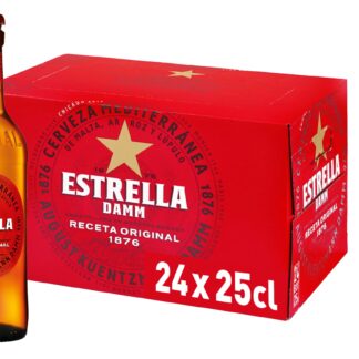 Estrella Damm Lager Pack 24 Bottles