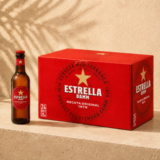 Estrella Damm Lager Pack 24 Bottles